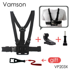 Vamson for Gopro Accessories Chest Strap Belt Body Tripod Harness Mount For Gopro Hero 5 4 3+for Xiaomi for Yi 4K Camera VP203 - Electric Skateboard