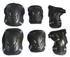 6 Pieces/Set Men Women Children Kid Sports Roller Skating Skateboard Skiing Elbow Knee Pads Wrist Protective Guard Gear Pad Gear - Electric Skateboard