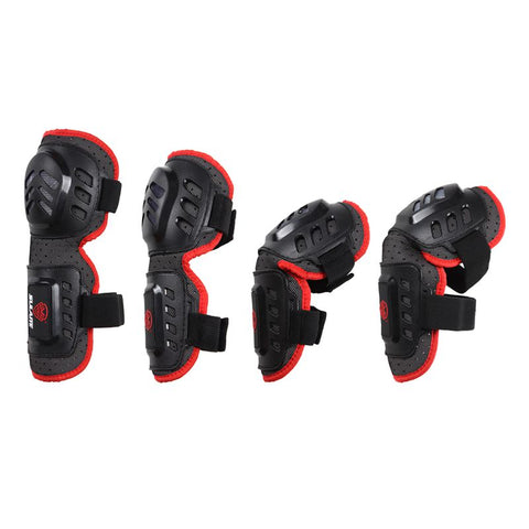 Skateboarding Protector set Elbow Knee Arm Waterproof Motorcycle Bicycle Racing Knee Pads Protective Guards Armor 4pcs - Electric Skateboard