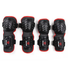 Skateboarding Protector set Elbow Knee Arm Waterproof Motorcycle Bicycle Racing Knee Pads Protective Guards Armor 4pcs - Electric Skateboard