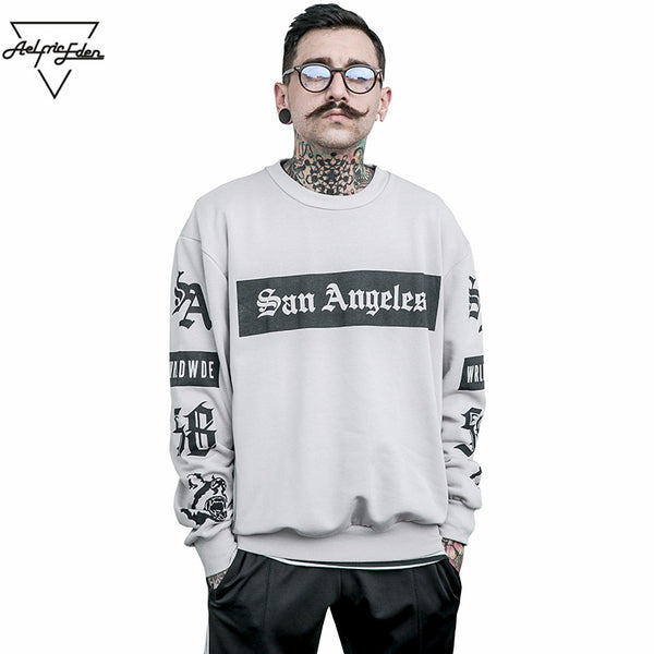 Aelfric Eden Hoodie Male Sweatshirt Men Skateboard Tracksuit Hip Hop Clothing Oversized Kanye West Tiger Printed Swag Hoodies - Electric Skateboard