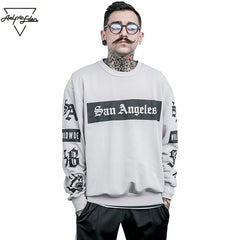 Aelfric Eden Hoodie Male Sweatshirt Men Skateboard Tracksuit Hip Hop Clothing Oversized Kanye West Tiger Printed Swag Hoodies - Electric Skateboard