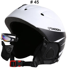MOON Professional Ski Helmet High Quality Women Men Skiing Helmet Ultralight Ski Snowboard Skateboard Helmet 52-64CM - Electric Skateboard