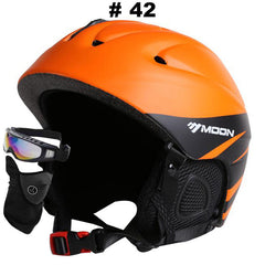 MOON Professional Ski Helmet High Quality Women Men Skiing Helmet Ultralight Ski Snowboard Skateboard Helmet 52-64CM - Electric Skateboard