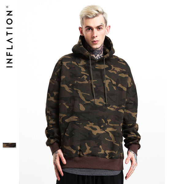 INFLATION 2017 A/W New Collection Men Women Brand Streetswear Hip Hop Skateboard Hoodies Sweatshirt Camouflage Hoodies 154W17 - Electric Skateboard