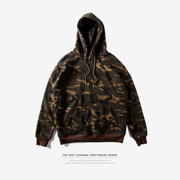 INFLATION 2017 A/W New Collection Men Women Brand Streetswear Hip Hop Skateboard Hoodies Sweatshirt Camouflage Hoodies 154W17 - Electric Skateboard