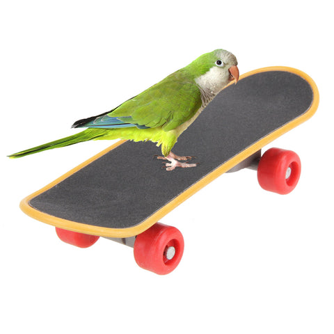 Mini Fish Skateboard Skate board Suitable For Bird Training Entertainment Playing Long Skate board - Electric Skateboard