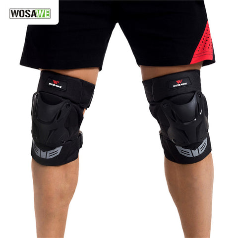 WOSAWE Cycling Skating Knee Pad Brace Skateboarding Motorcycle Off Road Knee Guard Pads Men Sports Safety Protectors Knee Pads - Electric Skateboard