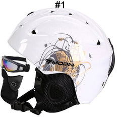 MOON Professional Ski Helmet High Quality Women Men Skiing Helmet Ultralight Ski Snowboard Skateboard Helmet 52-64CM - Electric Skateboard