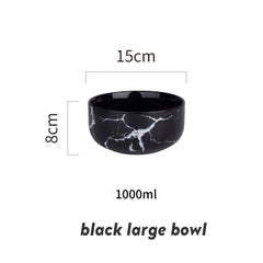European Marble Tableware Ceramic Tableware Dish Face Plate Platter Bow Cutter Board - Electric Skateboard