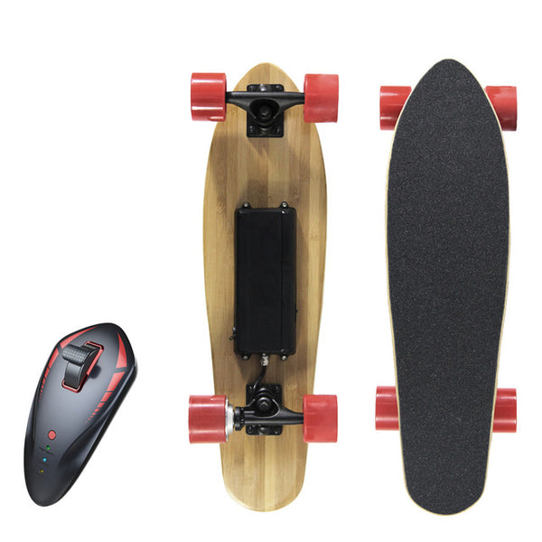Portable Single Motor Electric Moterized Longboard 4 Wheels Electric Skateboards with Wireless Remote Controller Dropshipping - Electric Skateboard
