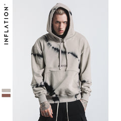 INFLATION 2017 Men's Oversize Tie Dye Hoodies New Design Hoodies Men Long Sleeve Hoodies Skateboard Hoodies160W17 - Electric Skateboard