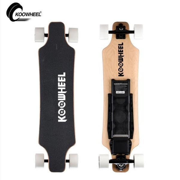 Upgraded Koowheel 4 Wheel Electric Longboard+Replaceable Electric Skateboard Samsung Battery+Remote steering-wheel Hoverboard - Electric Skateboard