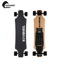 Upgraded Koowheel 4 Wheel Electric Longboard+Replaceable Electric Skateboard Samsung Battery+Remote steering-wheel Hoverboard - Electric Skateboard