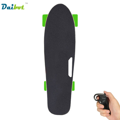 New 4 Wheel Electric Skateboard Hub Motor Wireless Remote Controller Children's Scooter Small Fish Plate Skate Board for Kids - Electric Skateboard