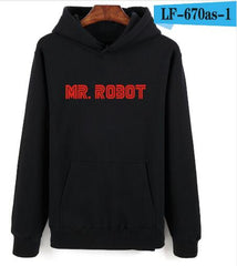 Mr Robot Hooded Sweatshirt Hoodies Young People Music Fans Hip Hop Skateboards Creative Hooded Hot Sale Sweatshirt XXS-XXXXL - Electric Skateboard