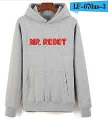 Mr Robot Hooded Sweatshirt Hoodies Young People Music Fans Hip Hop Skateboards Creative Hooded Hot Sale Sweatshirt XXS-XXXXL - Electric Skateboard