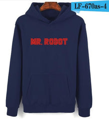 Mr Robot Hooded Sweatshirt Hoodies Young People Music Fans Hip Hop Skateboards Creative Hooded Hot Sale Sweatshirt XXS-XXXXL - Electric Skateboard