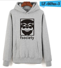Mr Robot Hooded Sweatshirt Hoodies Young People Music Fans Hip Hop Skateboards Creative Hooded Hot Sale Sweatshirt XXS-XXXXL - Electric Skateboard