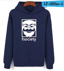 Mr Robot Hooded Sweatshirt Hoodies Young People Music Fans Hip Hop Skateboards Creative Hooded Hot Sale Sweatshirt XXS-XXXXL - Electric Skateboard