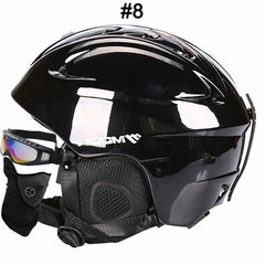 MOON Professional Ski Helmet High Quality Women Men Skiing Helmet Ultralight Ski Snowboard Skateboard Helmet 52-64CM - Electric Skateboard