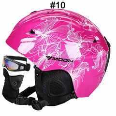 MOON Professional Ski Helmet High Quality Women Men Skiing Helmet Ultralight Ski Snowboard Skateboard Helmet 52-64CM - Electric Skateboard