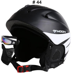 MOON Professional Ski Helmet High Quality Women Men Skiing Helmet Ultralight Ski Snowboard Skateboard Helmet 52-64CM - Electric Skateboard