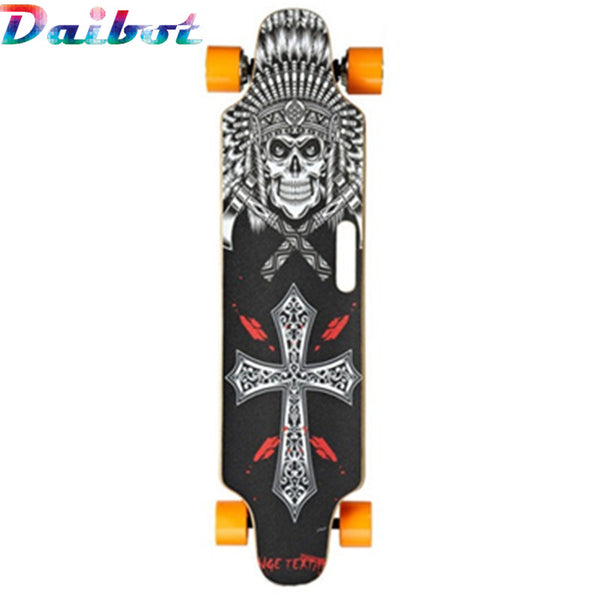 300W Hub Motor 4 Wheels Electric Skateboard Scooter Hoverboard Wireless Remote Control Longboard Hoverboard with handle NO TAX - Electric Skateboard