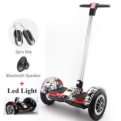 2017 New 10inch Hoverboard Electric Scooter Bluetooth +Speaker+Led Light+Remote key Self balancing scooter - Electric Skateboard