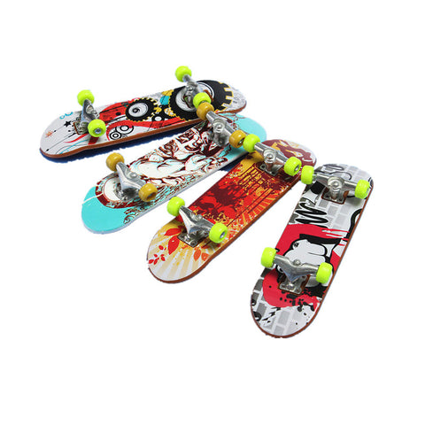 Board Games Toy Alloy Stand FingerBoard Mini Finger boards Skate trucks Finger Skateboard for Kid Toys Children Gift - Electric Skateboard