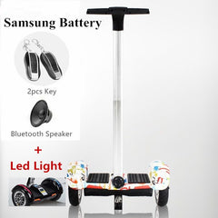 2017 New 10inch Hoverboard Electric Scooter Bluetooth +Speaker+Led Light+Remote key Self balancing scooter - Electric Skateboard