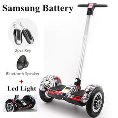 2017 New 10inch Hoverboard Electric Scooter Bluetooth +Speaker+Led Light+Remote key Self balancing scooter - Electric Skateboard