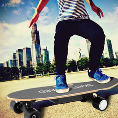 Electric Skateboard Outdoor Board with Bluetooth Speaker Front Light Remote Controller E-Skateboards - Electric Skateboard