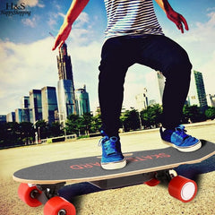 Electric Skateboard Outdoor Board with Bluetooth Speaker Front Light Remote Controller - Electric Skateboard