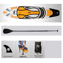330*75*15cm inflatable surf board stand up paddle board AQUA MARINA with pedal control sup board  bag leash paddle A01005 - Electric Skateboard