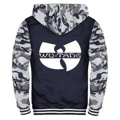 WU TANG hip hop skateboard streetwear Printed Mens Men Hoodies 2018Manga Thicken Fleece Zipper Tops USA EU size Plus size - Electric Skateboard