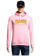 New Trasher Hoodies Men/Women Fashion Printing Cotton 1:1 Casual Sweatshirts Summer Skateboard Tee Boy Skate Hoodies - Electric Skateboard
