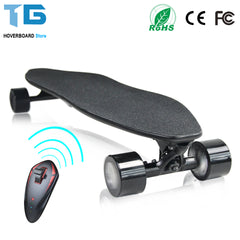 Four Wheels Double Hub Motor Electric Skateboard Wireless Remote Control 30KMH Dual Hub Motor Electric Longboard Patin Electrico - Electric Skateboard