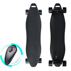 Four Wheels Double Hub Motor Electric Skateboard Wireless Remote Control 30KMH Dual Hub Motor Electric Longboard Patin Electrico - Electric Skateboard