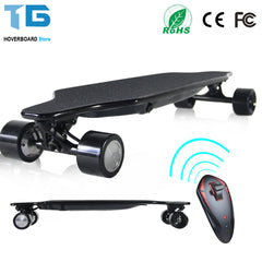 Double Drive Electric Skateboard Wireless Remote Control 2x300W Motors 4 Wheels Dual Drive Electric Scooter Longboard 36V 4.4Ah - Electric Skateboard