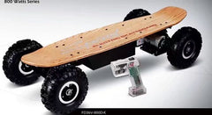 free shipping 4 wheels electric skateboard max speed 32km/h range 26km Wireless remote control 400w 800w electric scooter - Electric Skateboard