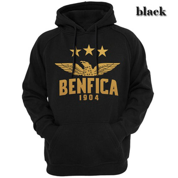 Benfica Portugal Hoodies Sweatshirts Hooded Hoody tops newest winter/autumn solid fleece hoodie skateboards long sleeve hoody - Electric Skateboard