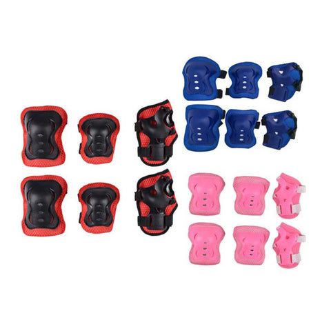 Hot Selling Kids Protect Sets 6PCS Children Skateboard Roller Skating Knee Elbow Wrist Protective Pad Kit - Electric Skateboard